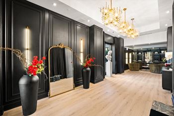 Elevator area at Chateau on Wells, Chicago, IL, 60654