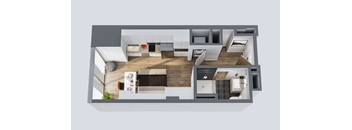 Jr. Studio furnished