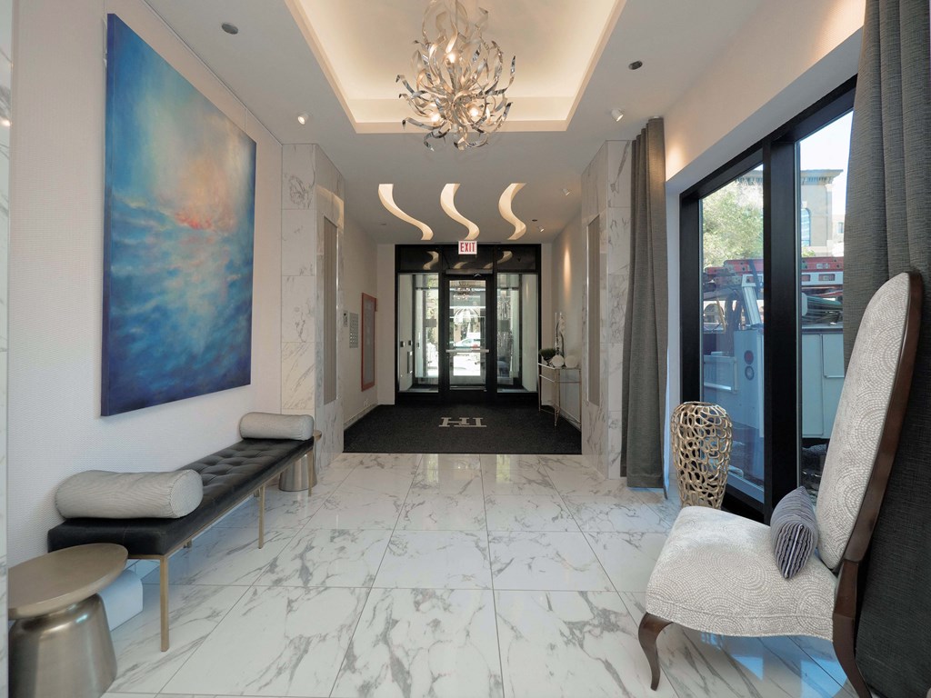 Lobby entrance at Hensley Chicago, Chicago, IL, 60654