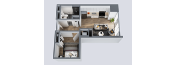 JR 1BR/1BA Flex Furnished