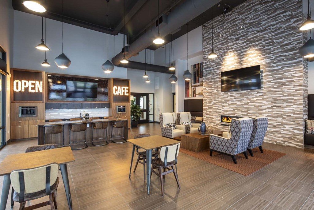 a view of the clubhouse at the residences at omni louisville apartments