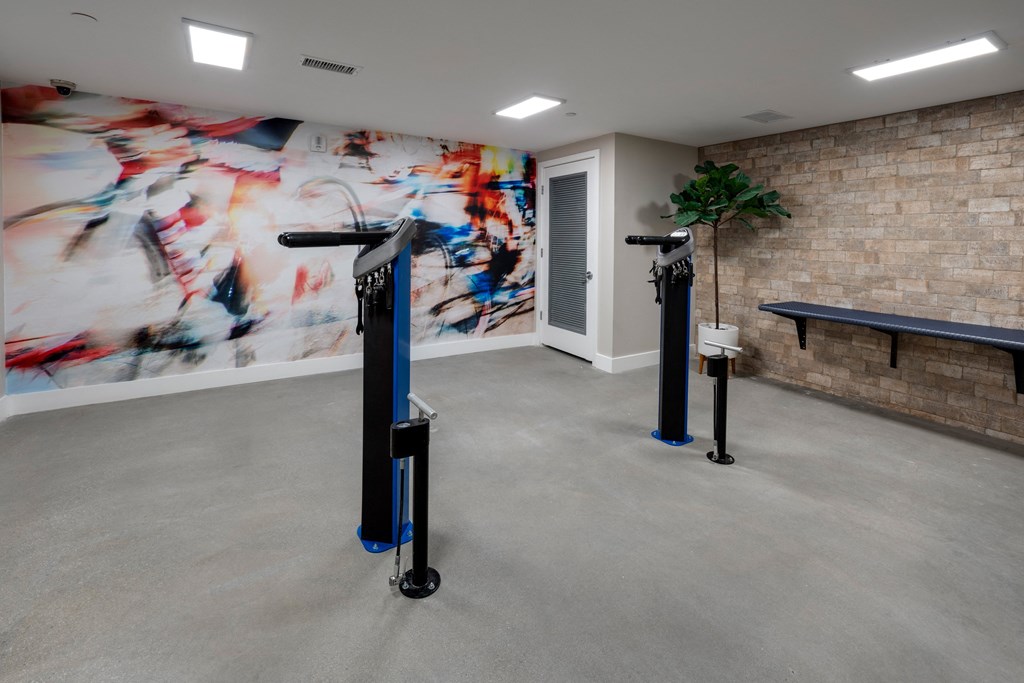 bike repair space and storage