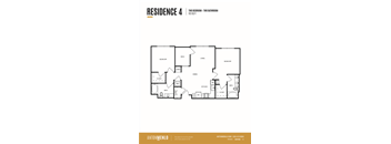a floor plan of the residence 4