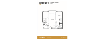 a floor plan of the residence 5