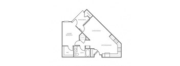 a black and white floor plan of a house