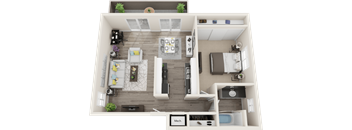 1 bed / 1 bath