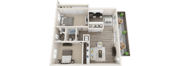 2 bed 2 bath