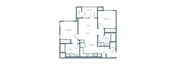 bedroom floor plan | the mille brookhaven apartment homes