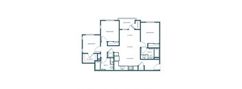 bedroom floor plan | the mille brookhaven apartment homes