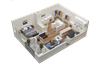1 bed, 1 bath