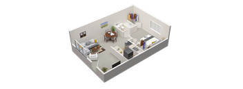 1 bed 1 bath - 700 sq ft at Caballo Crossing, Lexington, Kentucky