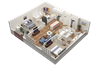 2 bed, 2 bath
