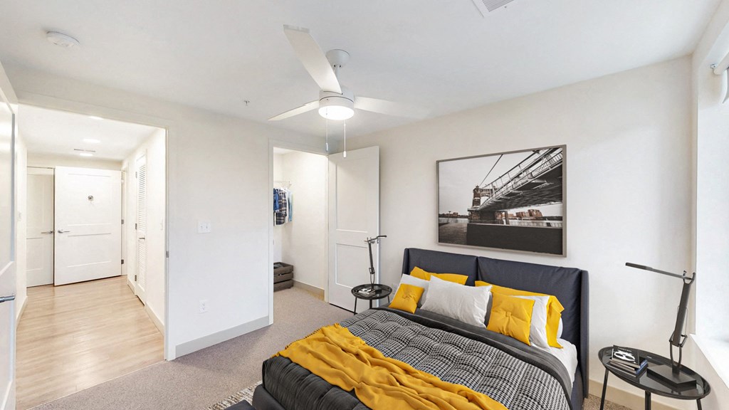 Bedroom at Current812, Indiana, 47129