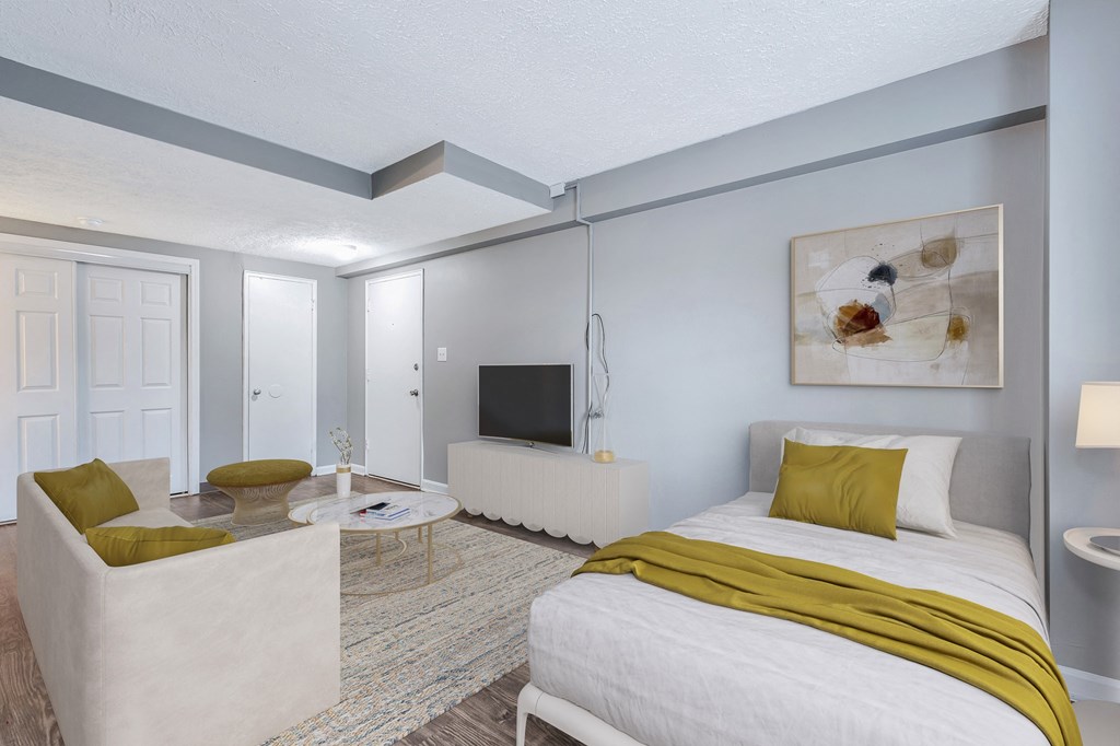 Studio Bedroom at Lofts on Ormsby, Kentucky