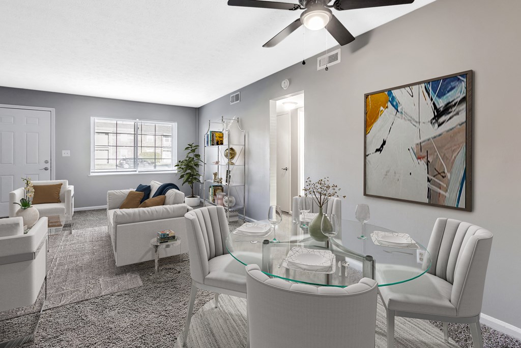 Dining And Living Area at Caballo Crossing, Lexington, Kentucky