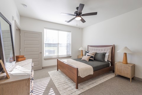 Primary Bedroom at Shepherd Springs Apartments, Louisville