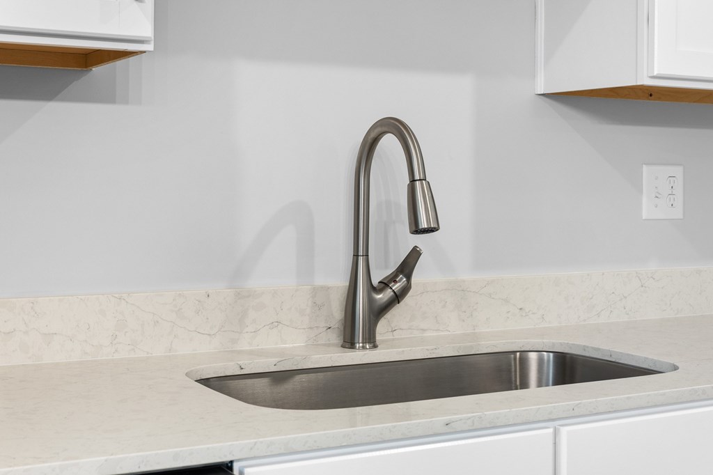 Sink With Faucet at Forest Edge Apartments, Charlestown, IN