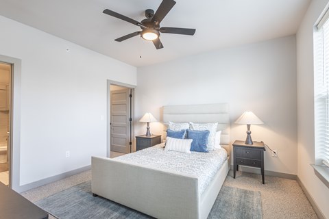 Bedroom at The Solstice Apartments, Whitestown, IN