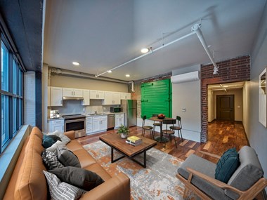 Grocers Ice Lofts - Interior Living Space