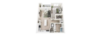 1 Bed 1 Bath at Arbour Place Apartments, Jeffersonville, Indiana
