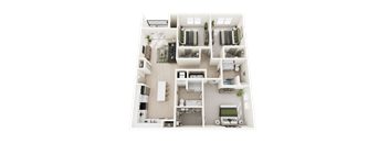 The Sycamore 3 Bed 2 Bath at Forest Edge Apartments, Charlestown, IN, Indiana