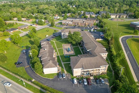 Aerial Community View at Tates Creek Crossings, Lexington