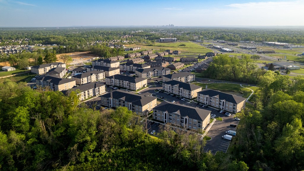 Aerial View at Lakeside Gardens, Jeffersonville, IN, 47130