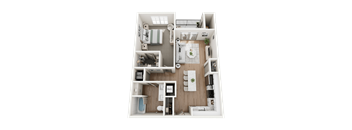 The Elm III 1 Bed 1 Bath at Forest Edge Apartments, Charlestown, 47111