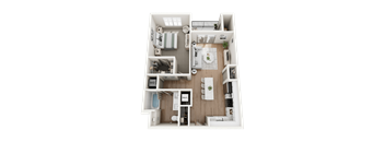 The Elm I 1 Bed 1 Bath at Forest Edge Apartments, Charlestown, 47111