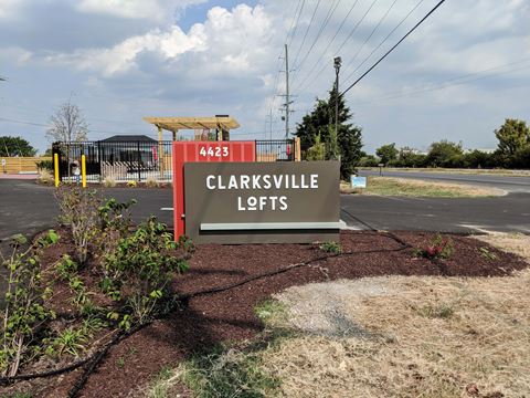 Clarksville Lofts - Exterior Sign