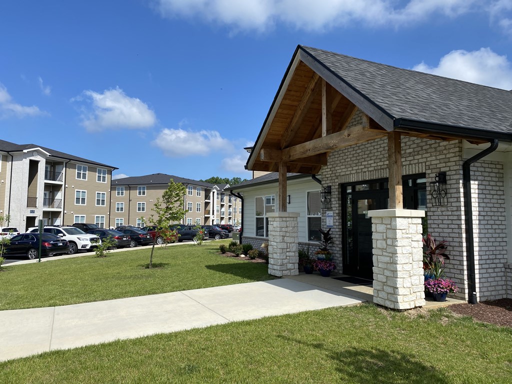 Exterior Clubhouse at Lakeside Gardens, Jeffersonville, 47130