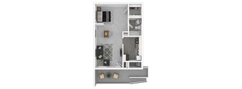Seneca Floor Plan at Halsey Flats, Louisville, Kentucky