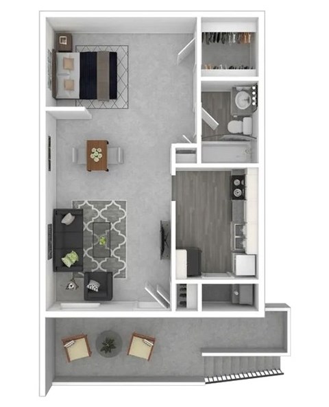 Seneca Floor Plan at Halsey Flats, Louisville, Kentucky