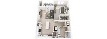 1 Bed 1 Bath 819 sqft at Sage Springs, Elizabethtown, KY, 42710