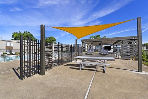 Exterior Picnic Table at Halsey Flats, Louisville, Kentucky