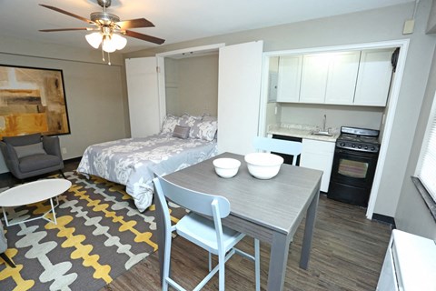 Living Room at Lofts on Ormsby, Louisville
