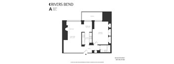 A black and white image of a floor plan for a property at 501 East 87th Street, New York, NY 10017.