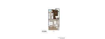 Studio Floor Plan H