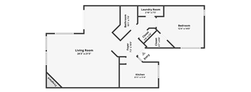 1x1 Floorplan