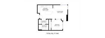 1 Bed 1 Bath D