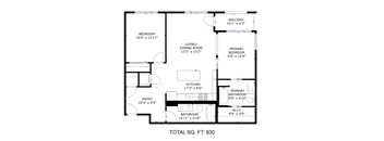 2 Bed 2 Bath C