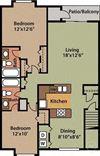 2 Bed 2 Bath