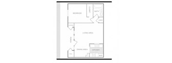 a floor plan of a small apartment