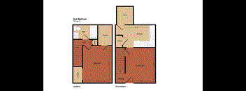 a floor plan of a house