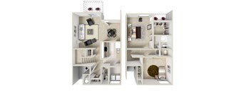 a floor plan of a house