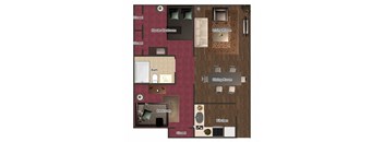 a floor plan of a house