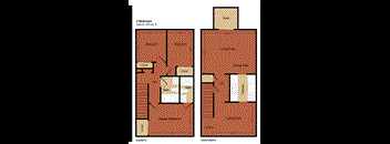 a floor plan of a house