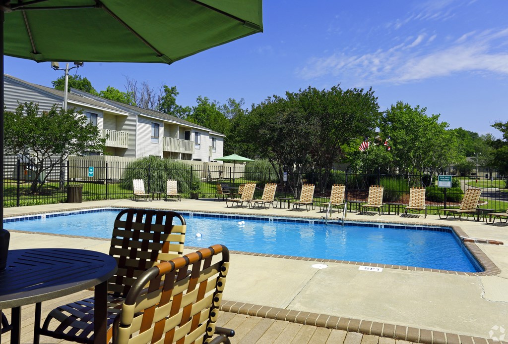 our apartments have a large pool for residents to enjoy
