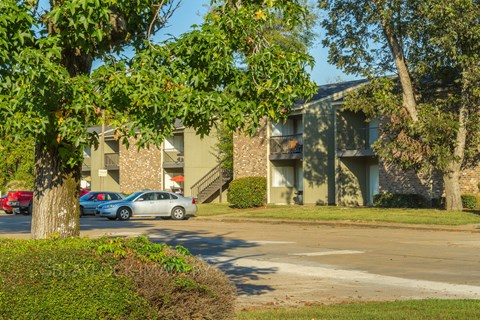 a picture of the leasing office at the whispering winds apartments in pearland, tx