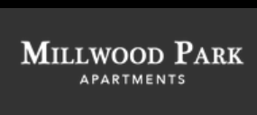 The image shows a logo for Millwood Park Apartments.